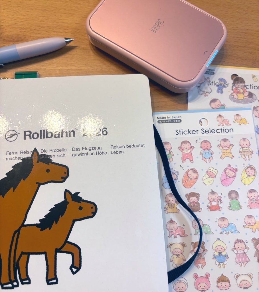 マタニティ日記、エコー写真の管理にミニフォトプリンター「iNSPiC」が