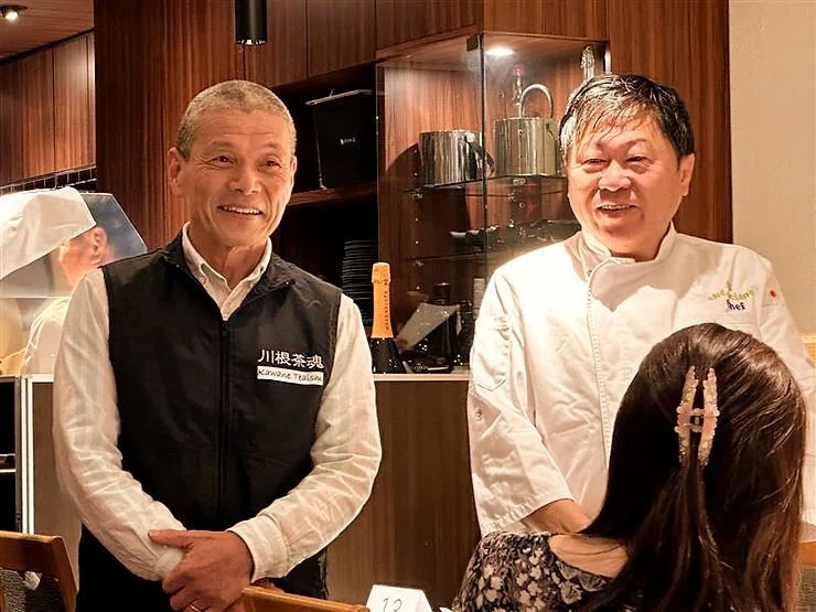 アル・ケッチァーノ・奥田シェフと益井園ティーペアリングイベントに