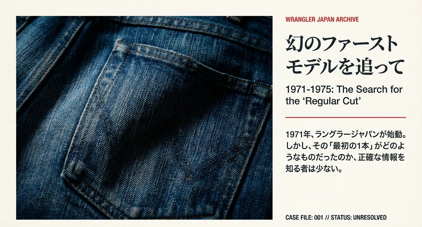 1970年代の「忘れ去られた傑作」：ラングラー・ジャパン初期モデルの謎