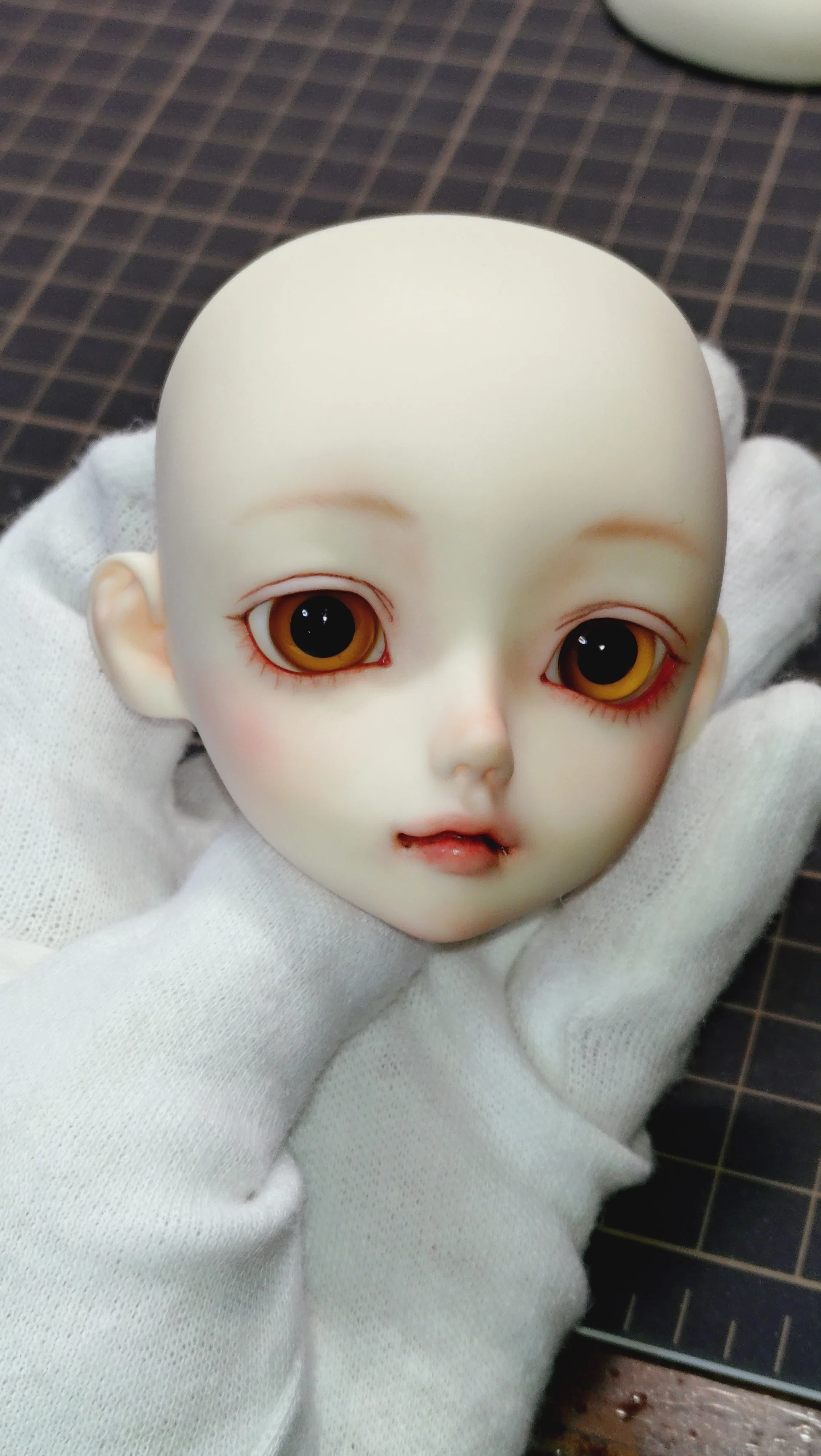 自作ぬいぐるみ・まつ毛の男の子 【公式ショッピングサイト】