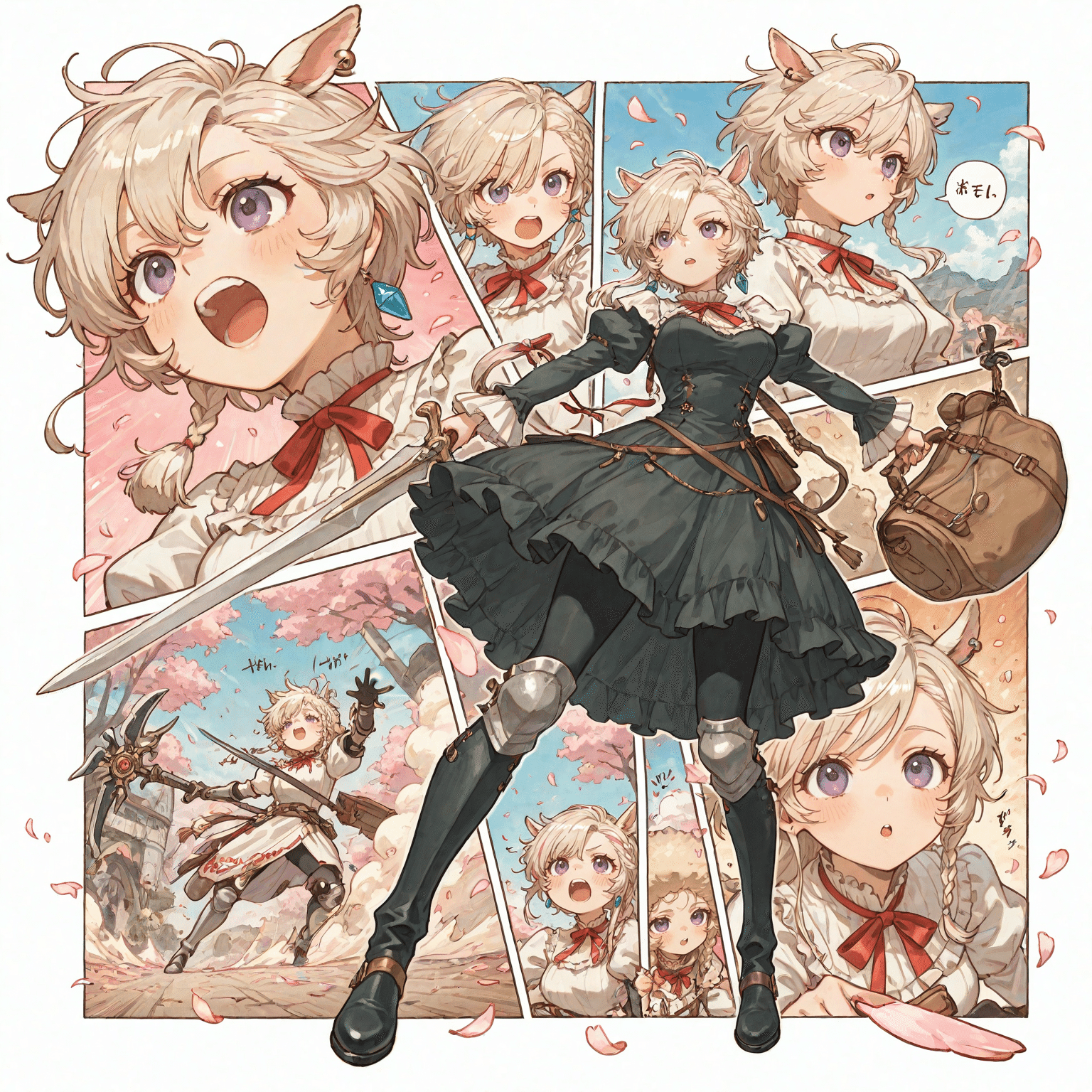 好きな絵を描く）.2026.1.25.｜漫画コマ割り｜LoRAの都市伝説｜stable