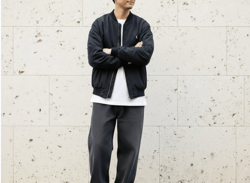 Yves Saint Laurent ✖️ BOMBER JACKET｜Red Hurl