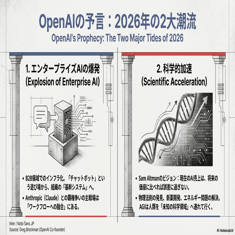 2026年の世界線と「標準化」された知性。Google、OpenAI、そして