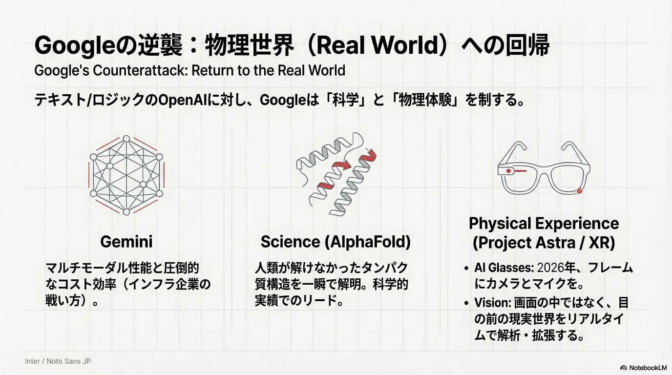 2026年の世界線と「標準化」された知性。Google、OpenAI、そして