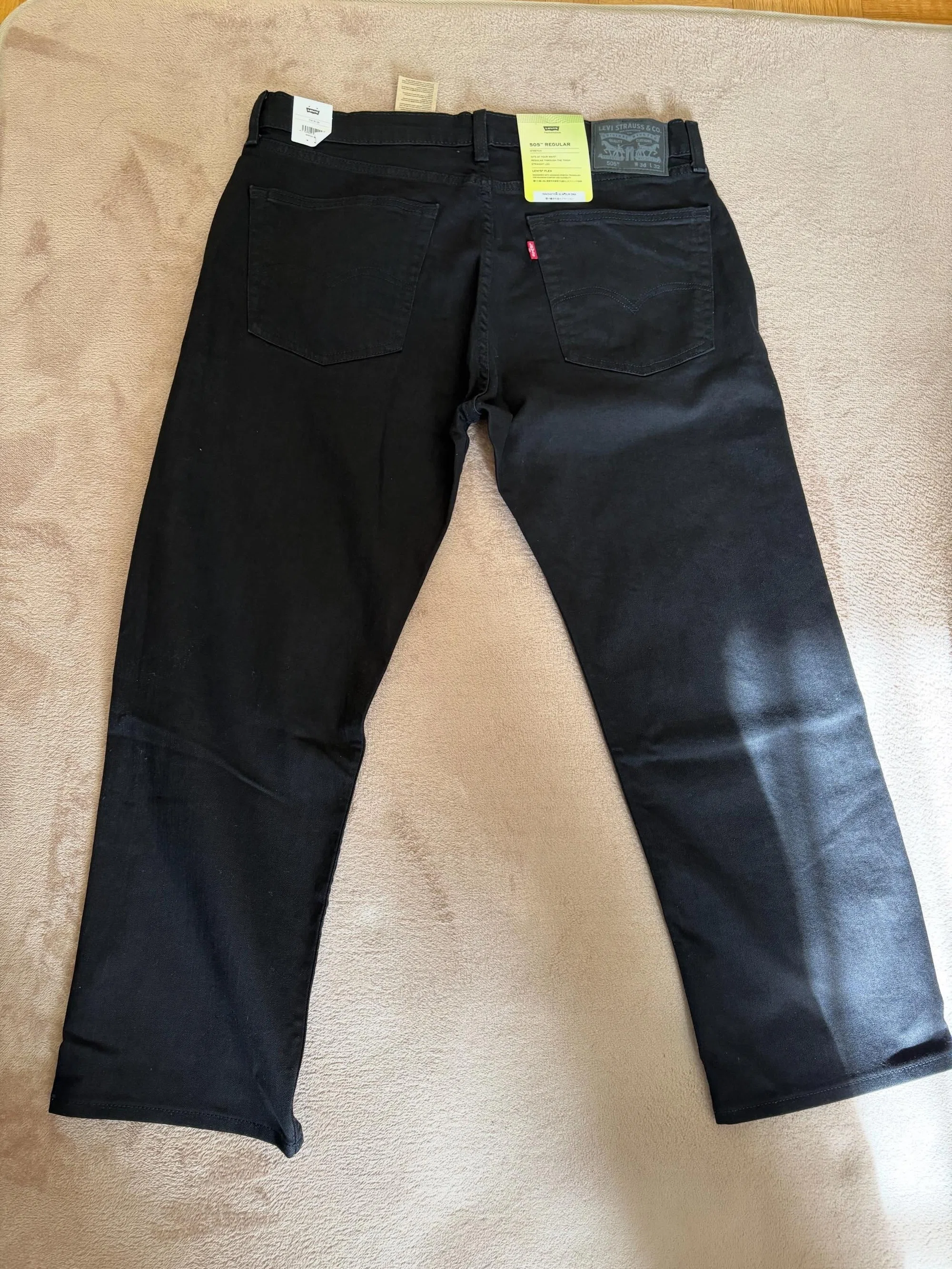 リーバイス 505™ レギュラーフィット ジーンズ ブラック 品番
