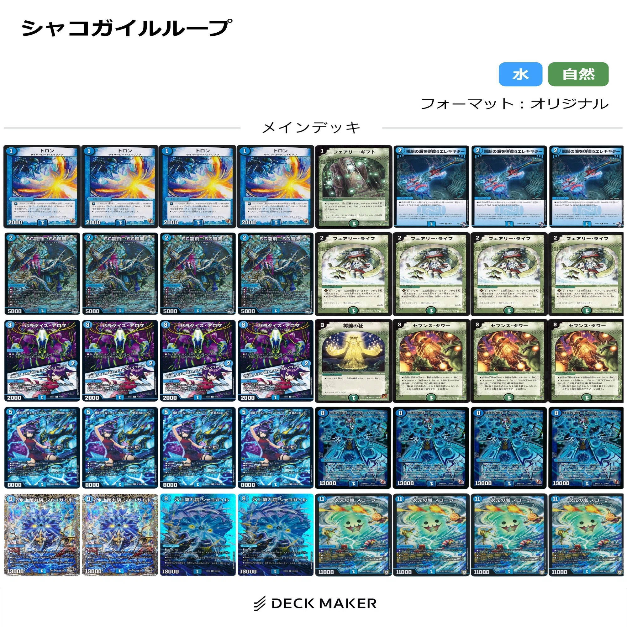デュエルマスターズ】シャコガイルループ作成してみた｜OneDog