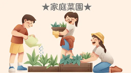 家庭菜園の様子