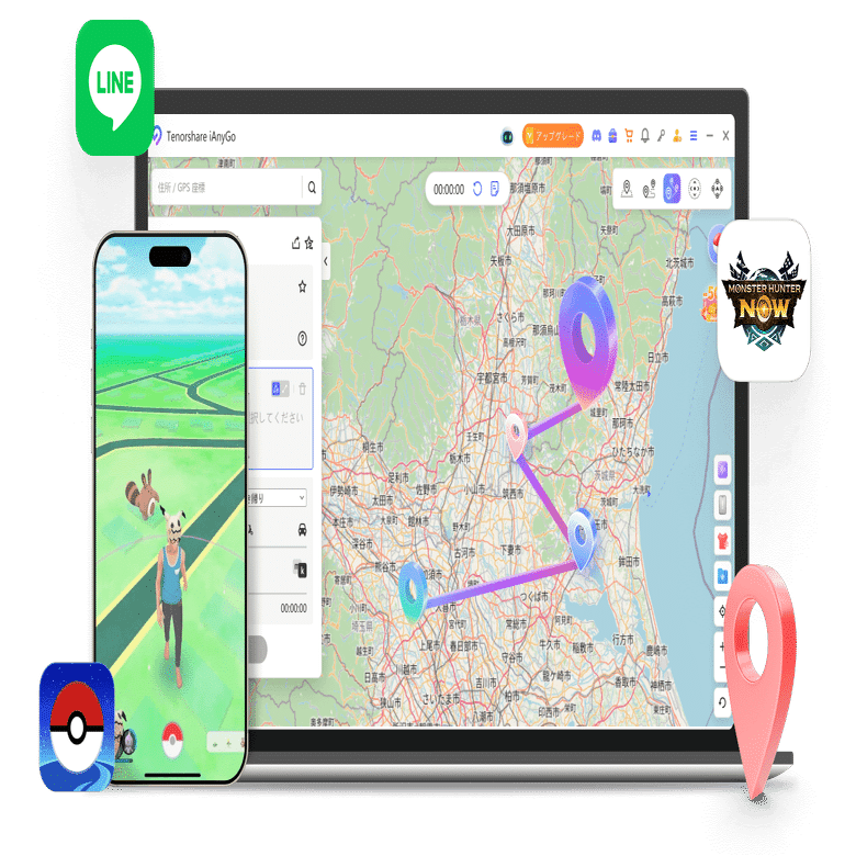 Android向け！モンハンNowで位置情報を変更する最新方法7選と注意点