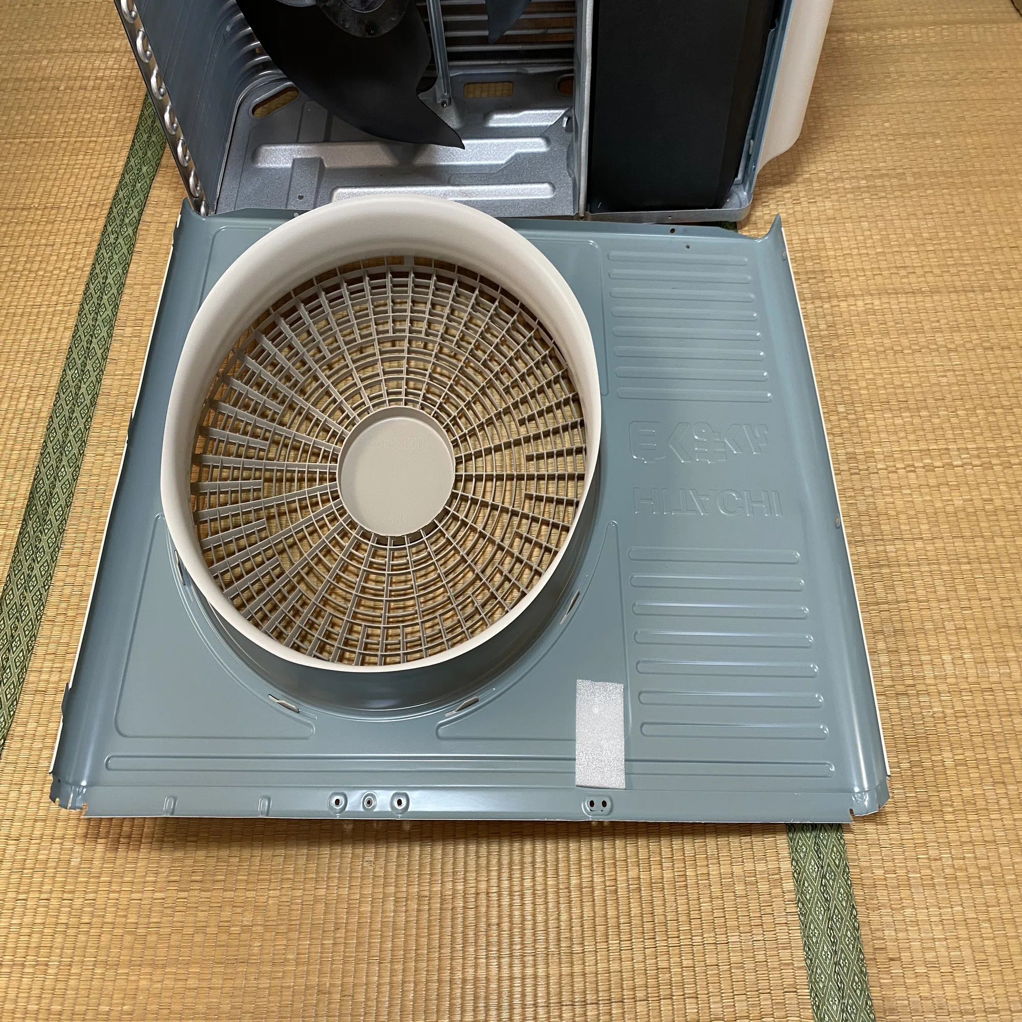 日立エアコン 白くまくん AJシリーズ室外機 RAS-AJ40K2の分解調査 14畳 