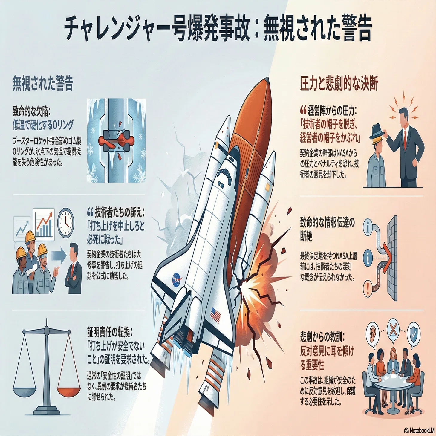 チャレンジャー 号 爆発 事故