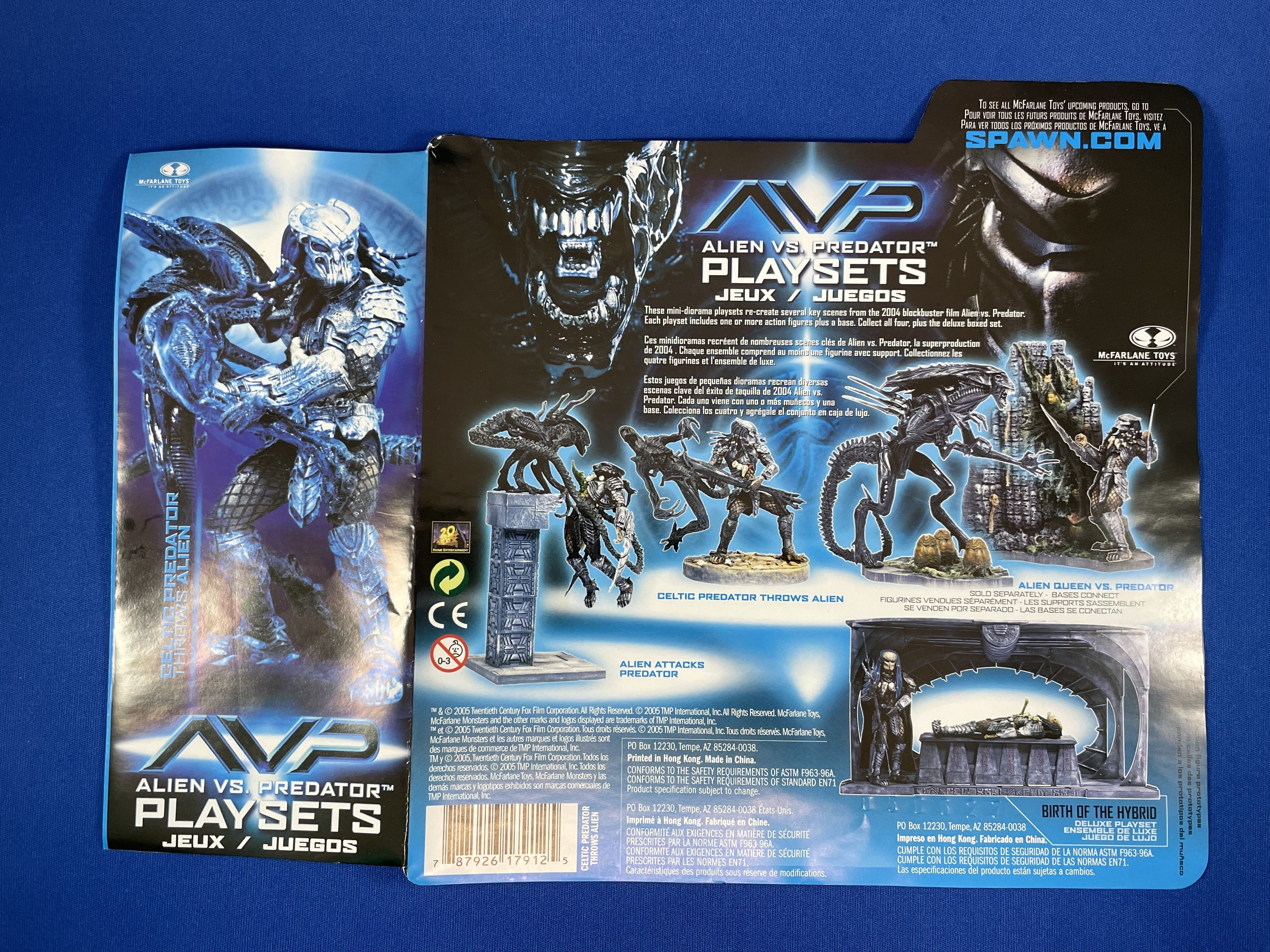 エイリアンをぶん投げろ！プレデター！】Mcfarlane Toys AVP Playsets
