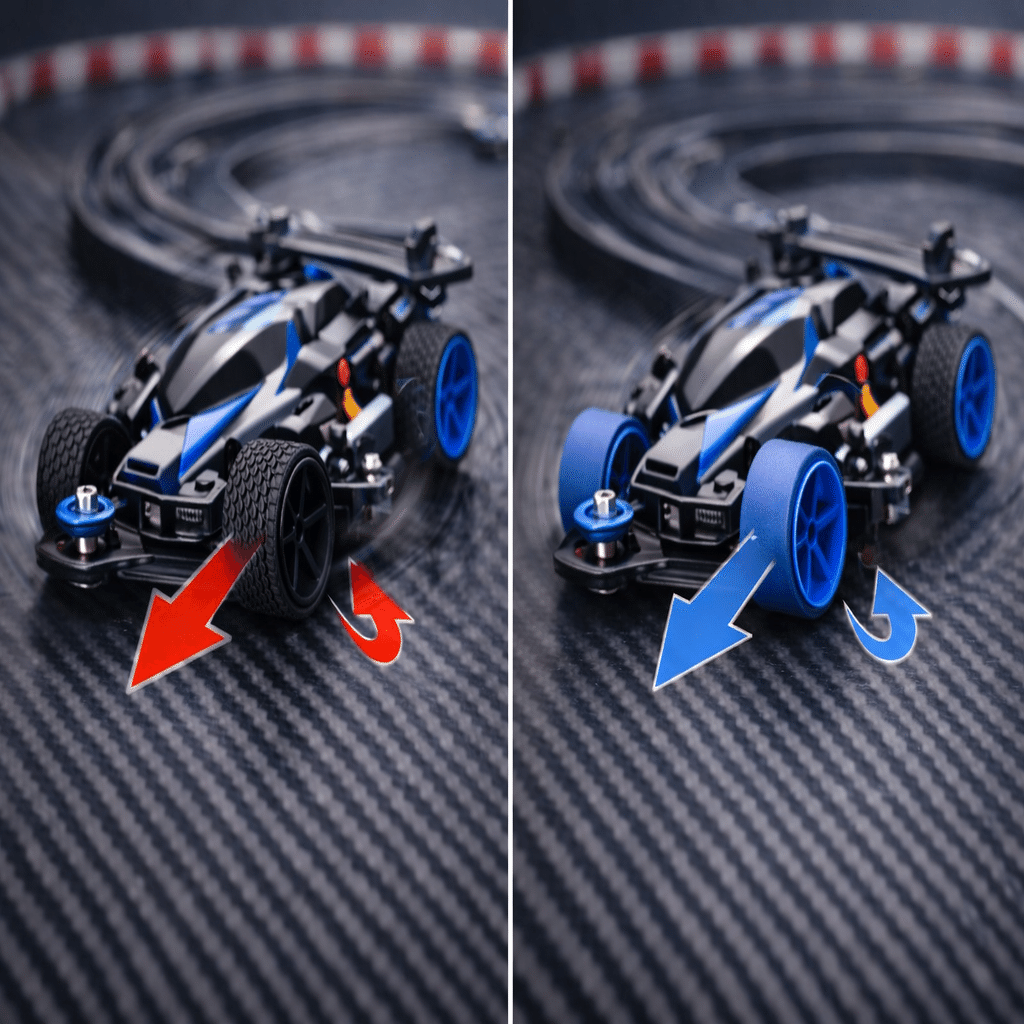 ローフリクションタイヤの使い方！ミニ四駆で“速さと安定”を両立する