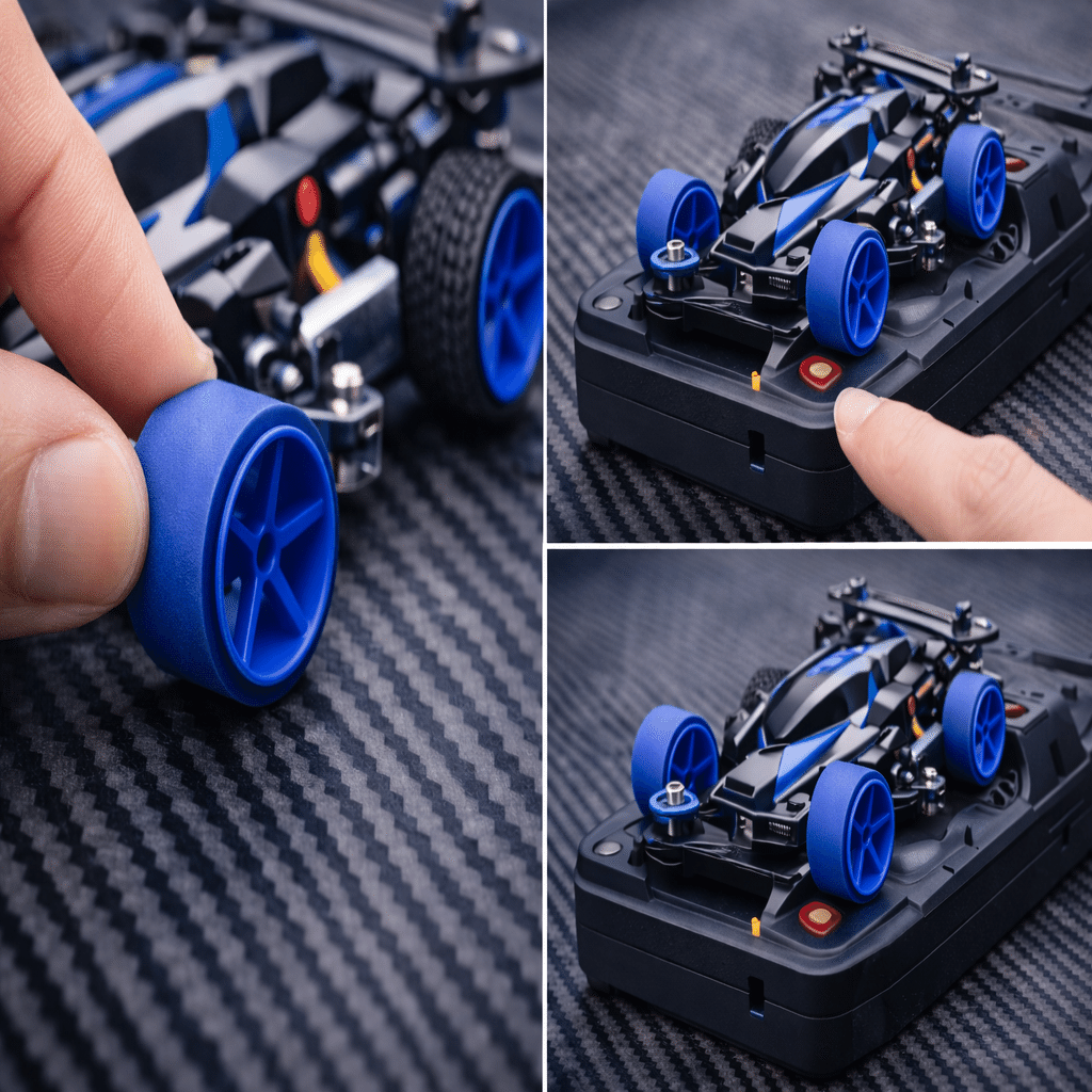 ローフリクションタイヤの使い方！ミニ四駆で“速さと安定”を両立する