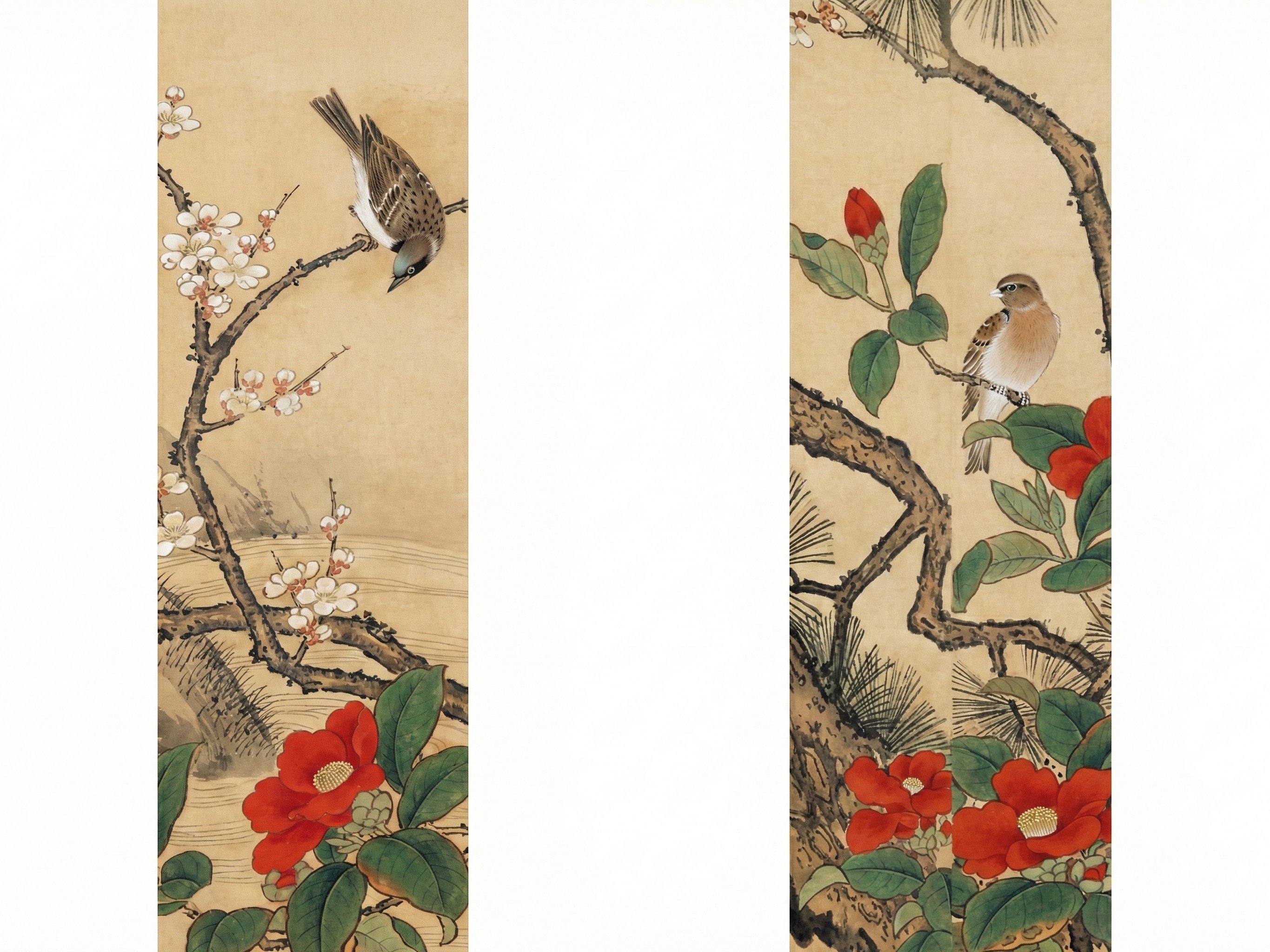 トーハクと千葉市美術館の《花鳥画》｜かわかわ