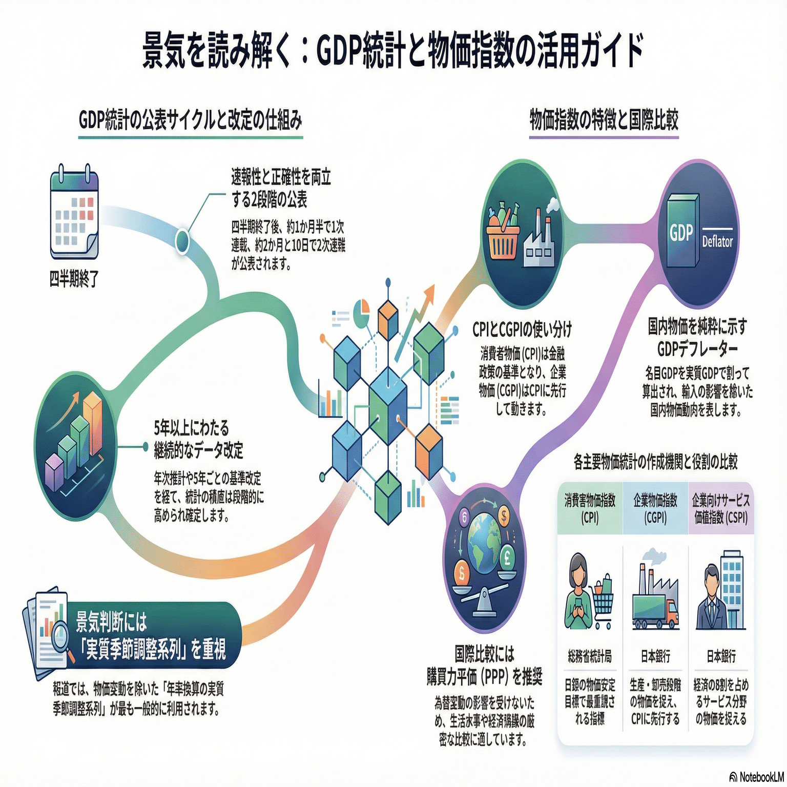 景気判断をGDP統計・関連統計から読む（公的統計データの活用①）＜誰でも使える統計オープンデータ：Week2＞｜有馬典寿＜arima-planning＞