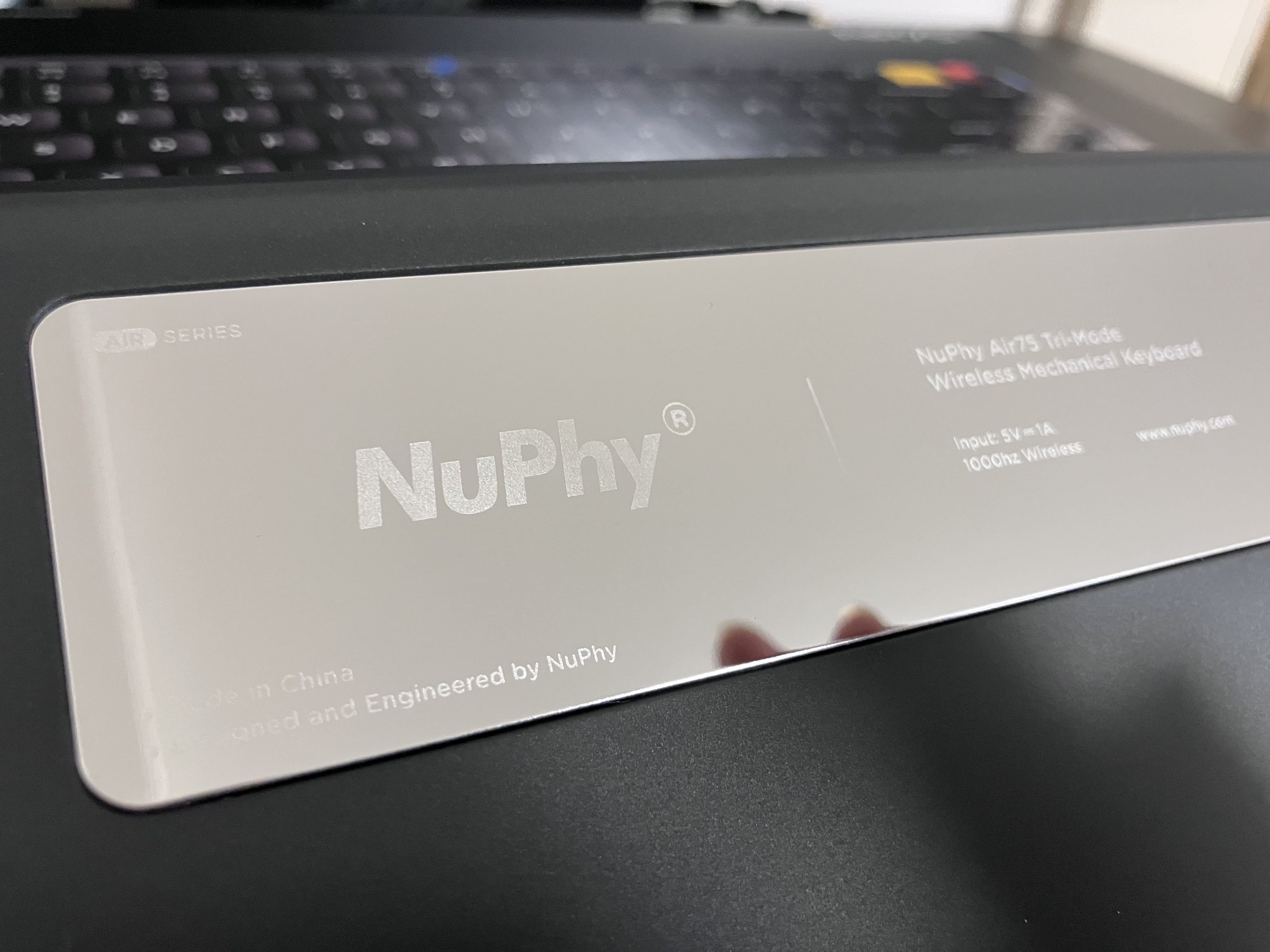 Nuphy Air75 V3 Blush Nano｜あんこ