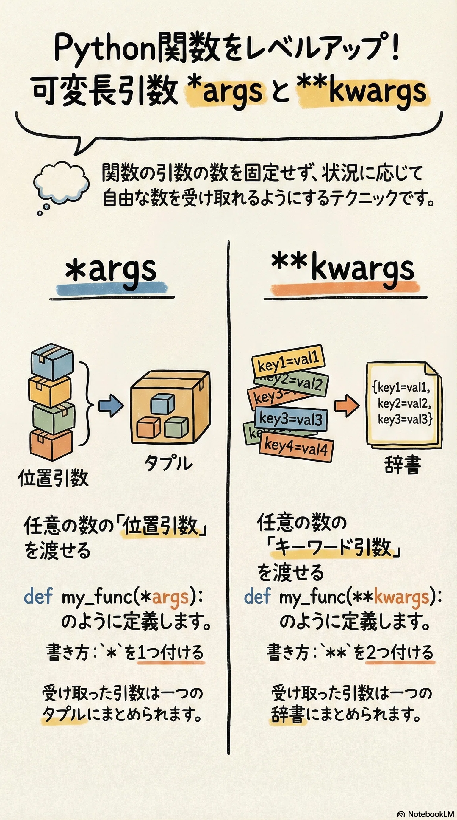 Pythonサイト要約_サプーYT_Python関数を自由自在に！意外と知らない