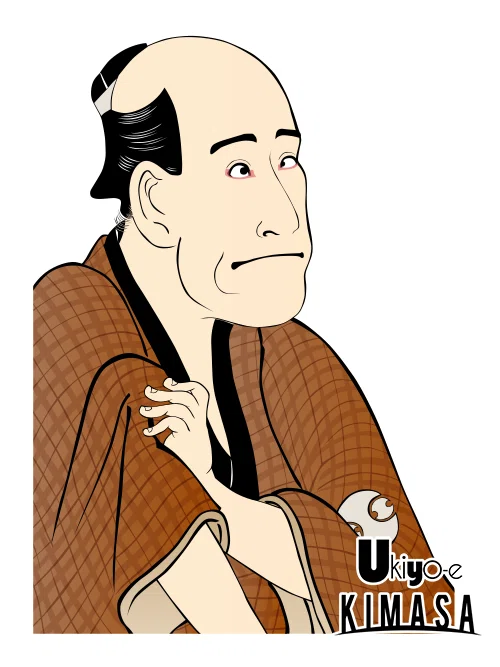 Tōshūsai Sharaku's 'Arashi Ryūzō II as the Moneylender Ishibe Kinkichi ...