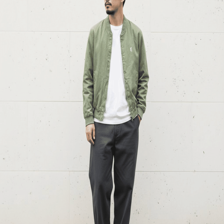 Yves Saint Laurent ✖️ BOMBER JACKET｜Red Hurl