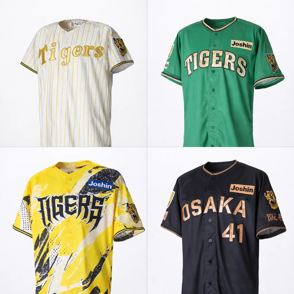 2026年の阪神タイガースのユニフォームがいろいろ出てきて悩む！｜saya