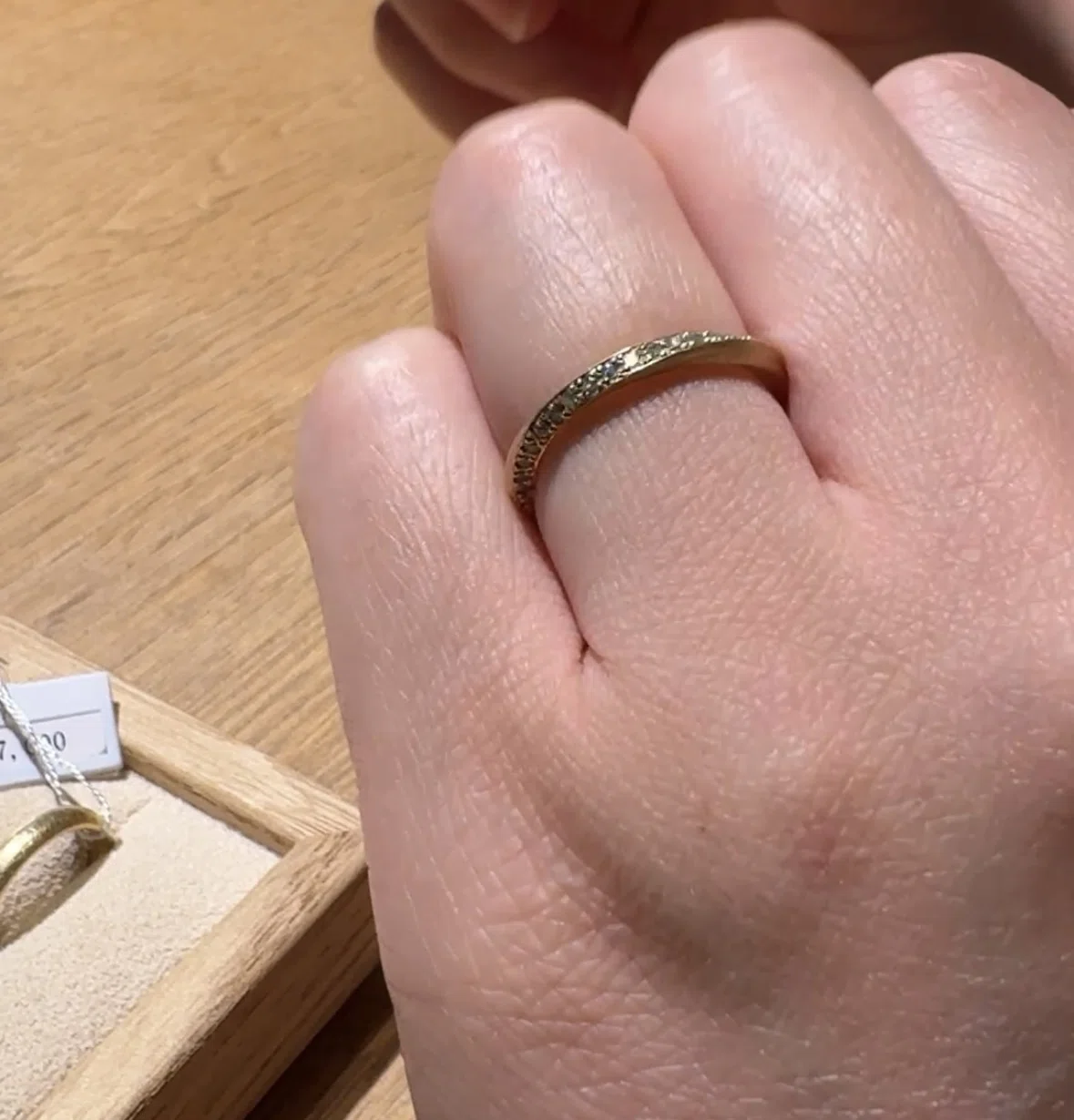 結婚指輪はカルティエだと思ってた。でも嫁が選んだのは、「TANZO