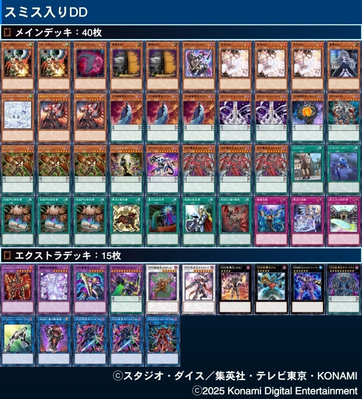 遊戯王MD】レート1700達成！2026年1月環境にDDDで挑む｜yamada