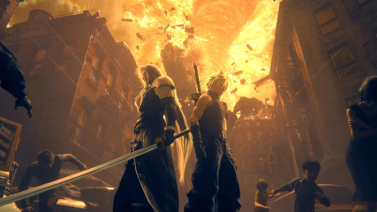 FINAL FANTASY VII 神羅 アートウォールミラー 激レア FINAL FANTASY