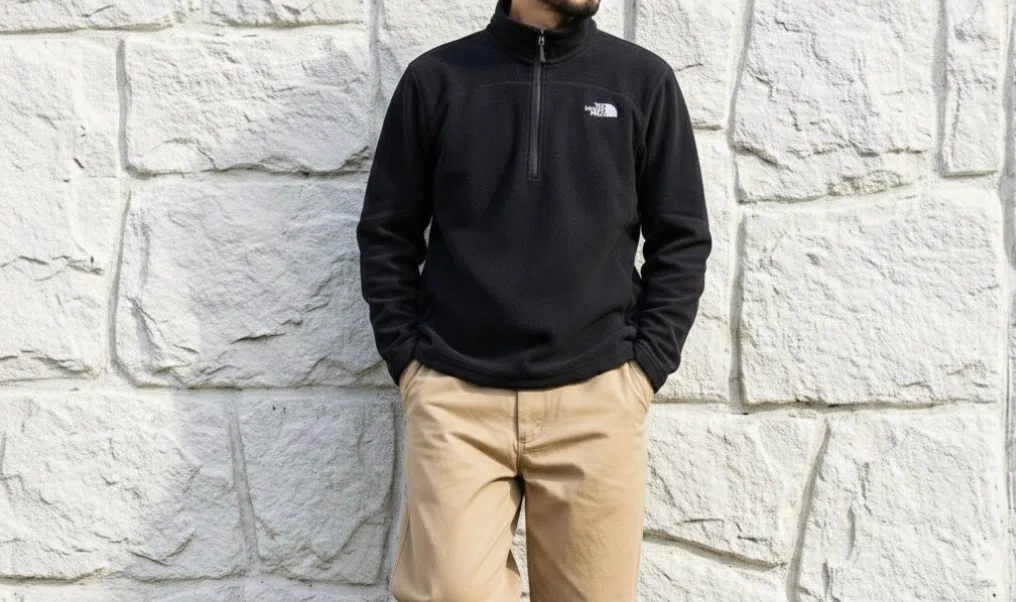 THE NORTH FACE ✖️ HALF-ZIP FLEECE｜Red Hurl