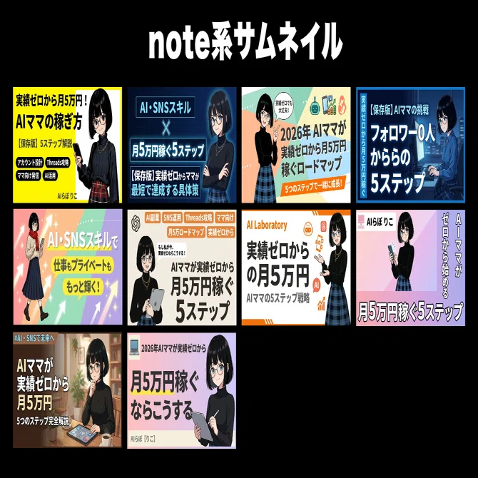 2,000円OFF】りこのメンシプnote限定！『SNSをAIデザインでハックする 