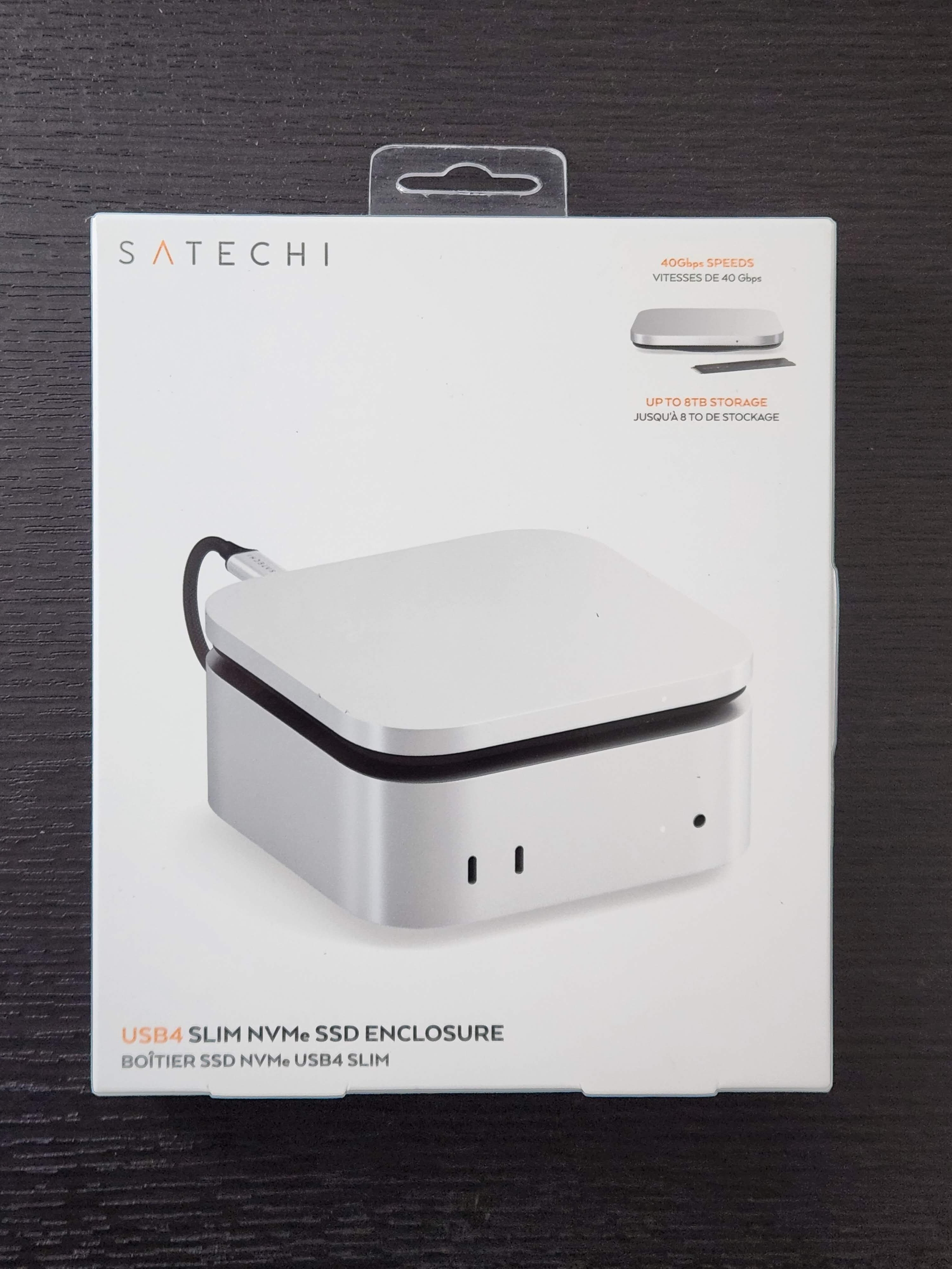 いかにも外付け」じゃないのがいい。Macの世界観を壊さない外付けSSD