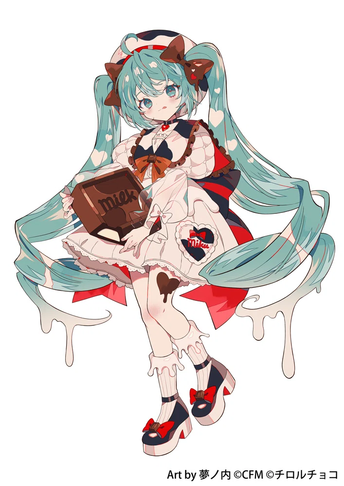 チロルチョコ×初音ミク みっくみくみるくミント｜萩原朋海