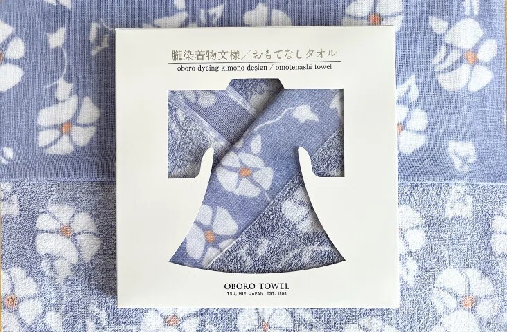 おぼろ染着物文様おもてなしタオル｜おぼろタオル株式會社