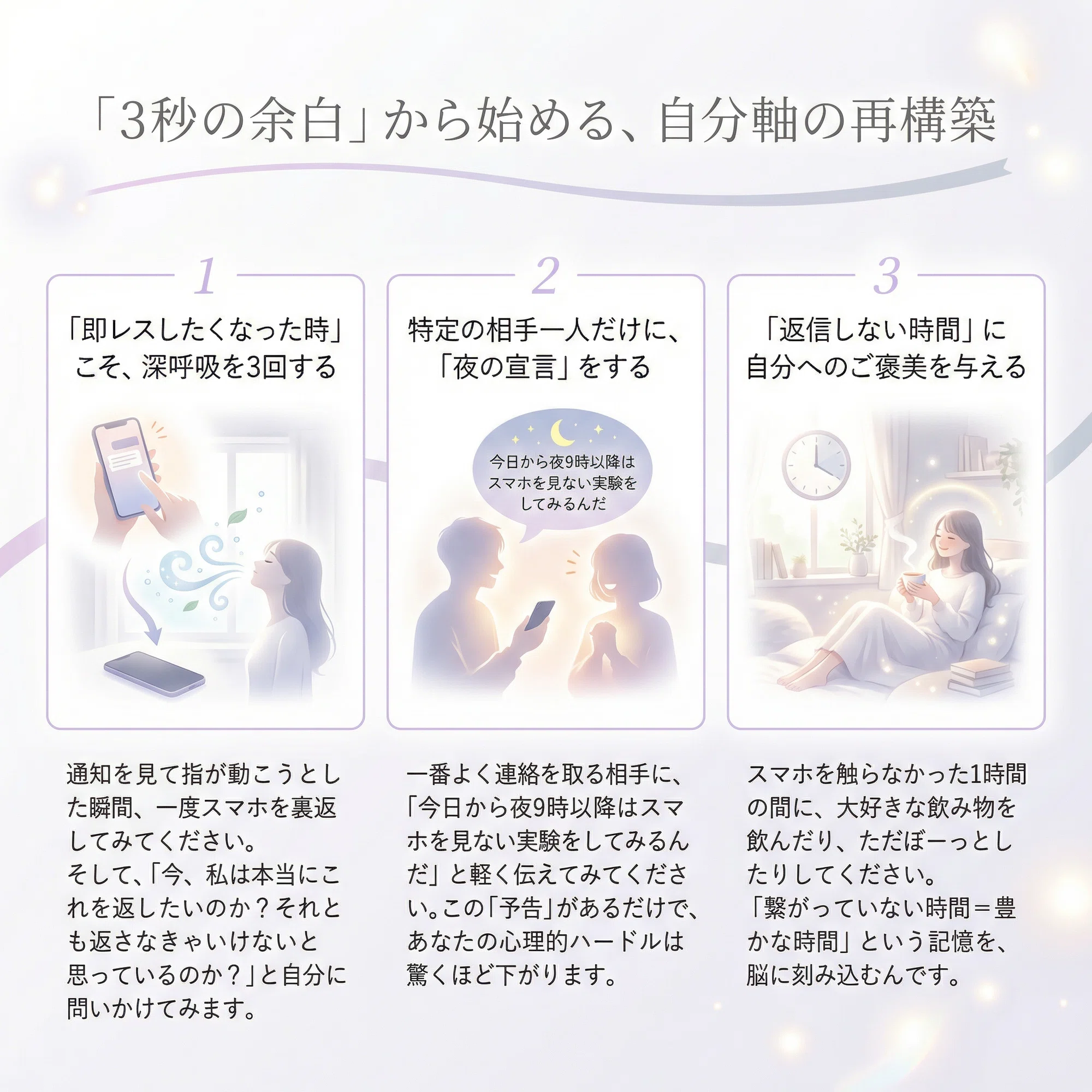 返信遅れてごめん」を卒業。相手の信頼を深める「誠実な言い換え」の