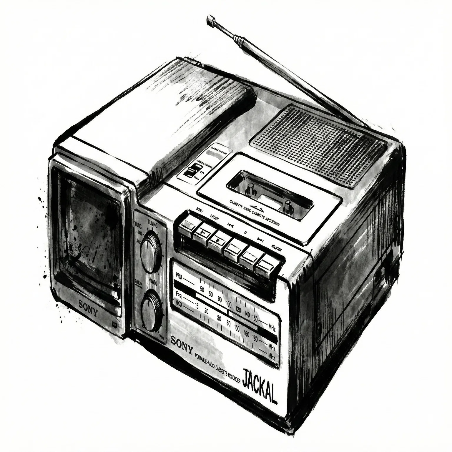 1976年製SONYラテカセ SONY FXー402A ラテカセ 昭和レトロ｜Yahoo 
