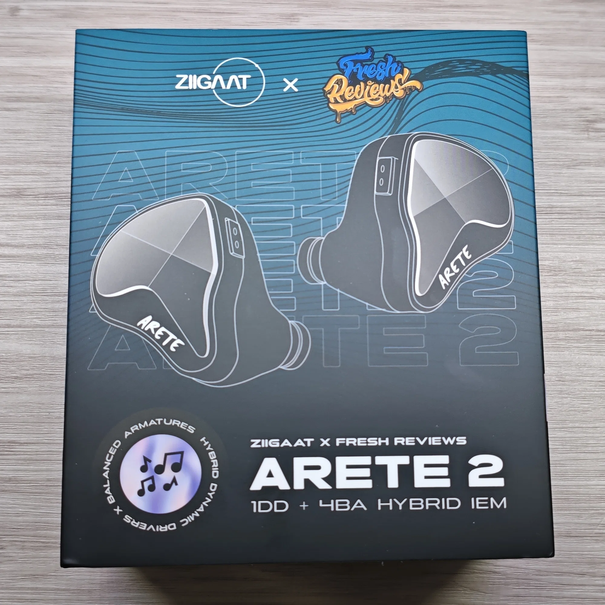 □ZiiGaat x Fresh Reviews ARETE Ⅱ 紹介｜イヤホンジャックと豆 