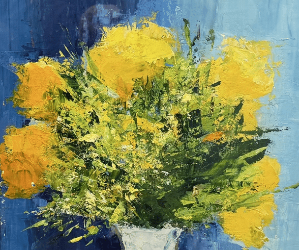 黄色い花のフランスと日本のとらえ方 : 画家アラン・ルッソー「陽