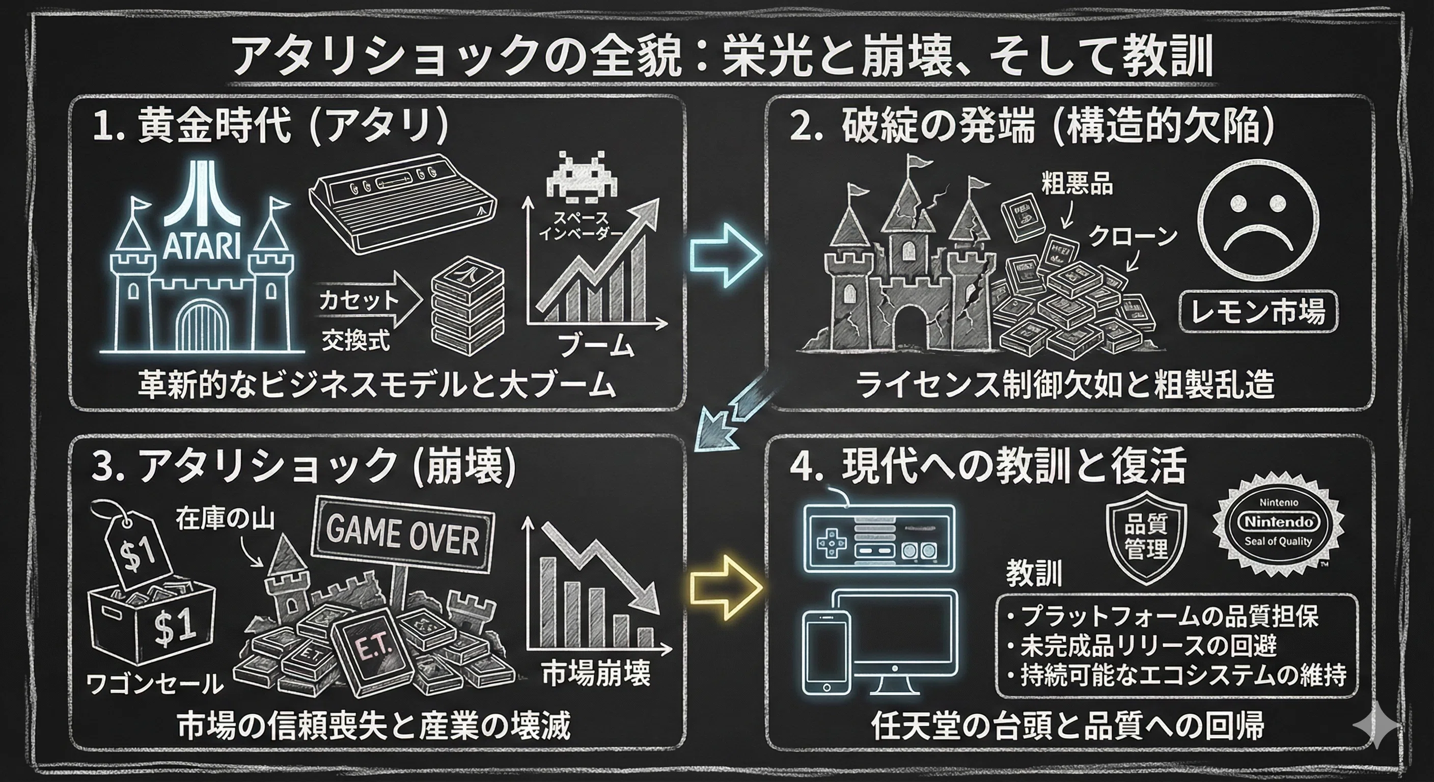 t50 産業史における特異点、アタリショックの全貌と現代への示唆｜伊瀬 