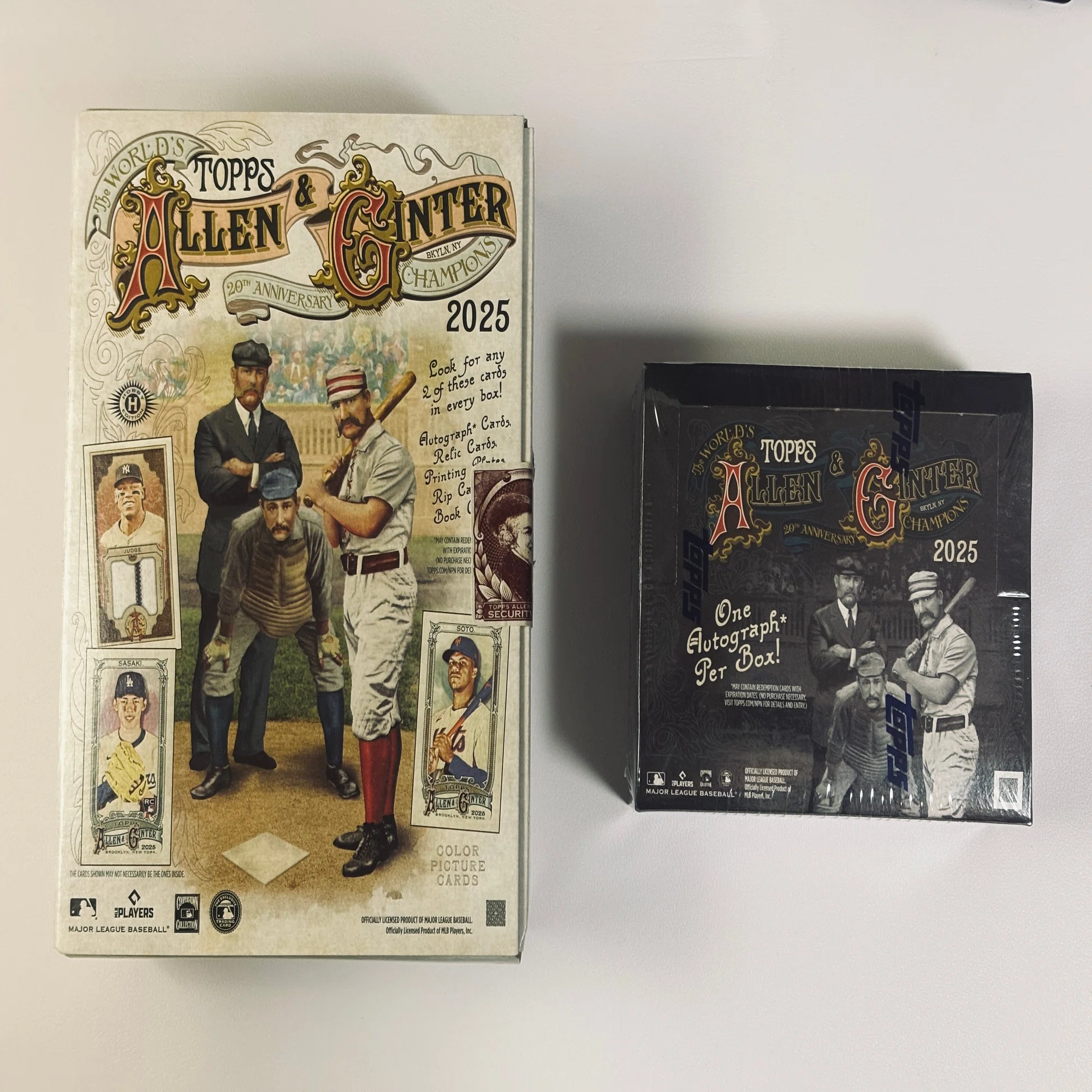 開封】Topps 2025 Allen & Ginter X Hobby Box【黒いアレギン 