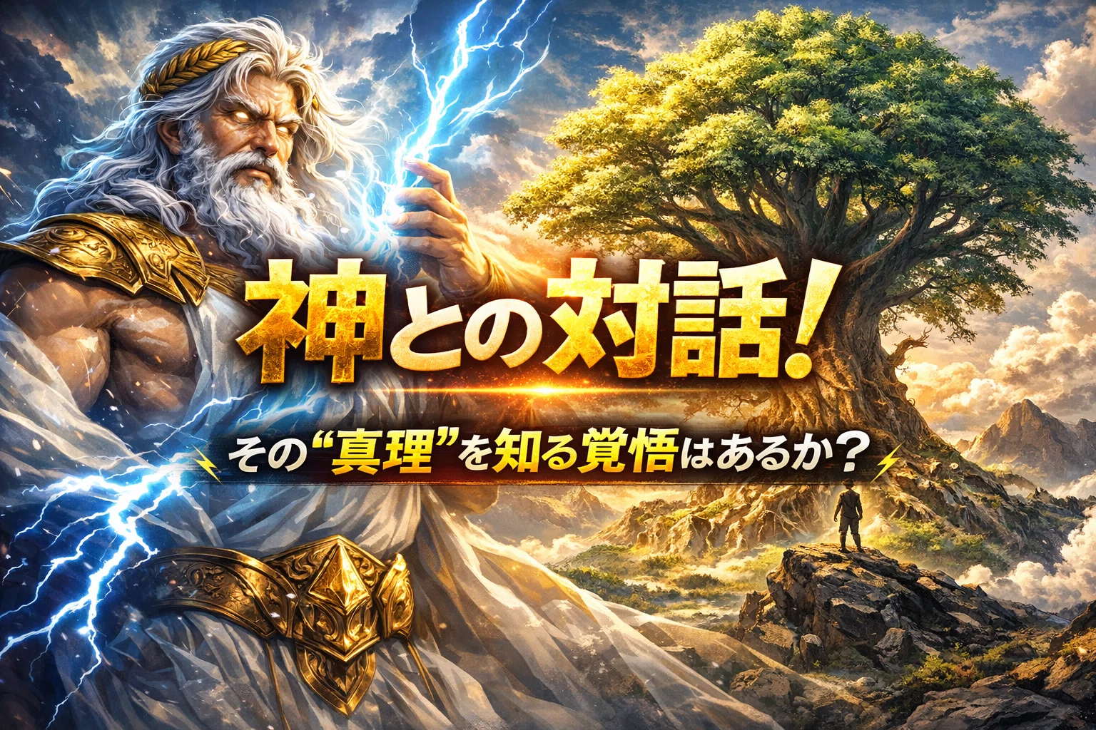神からこの世界はどう見えるのか！？｜全知全能神ゼウスの視点！？｜神