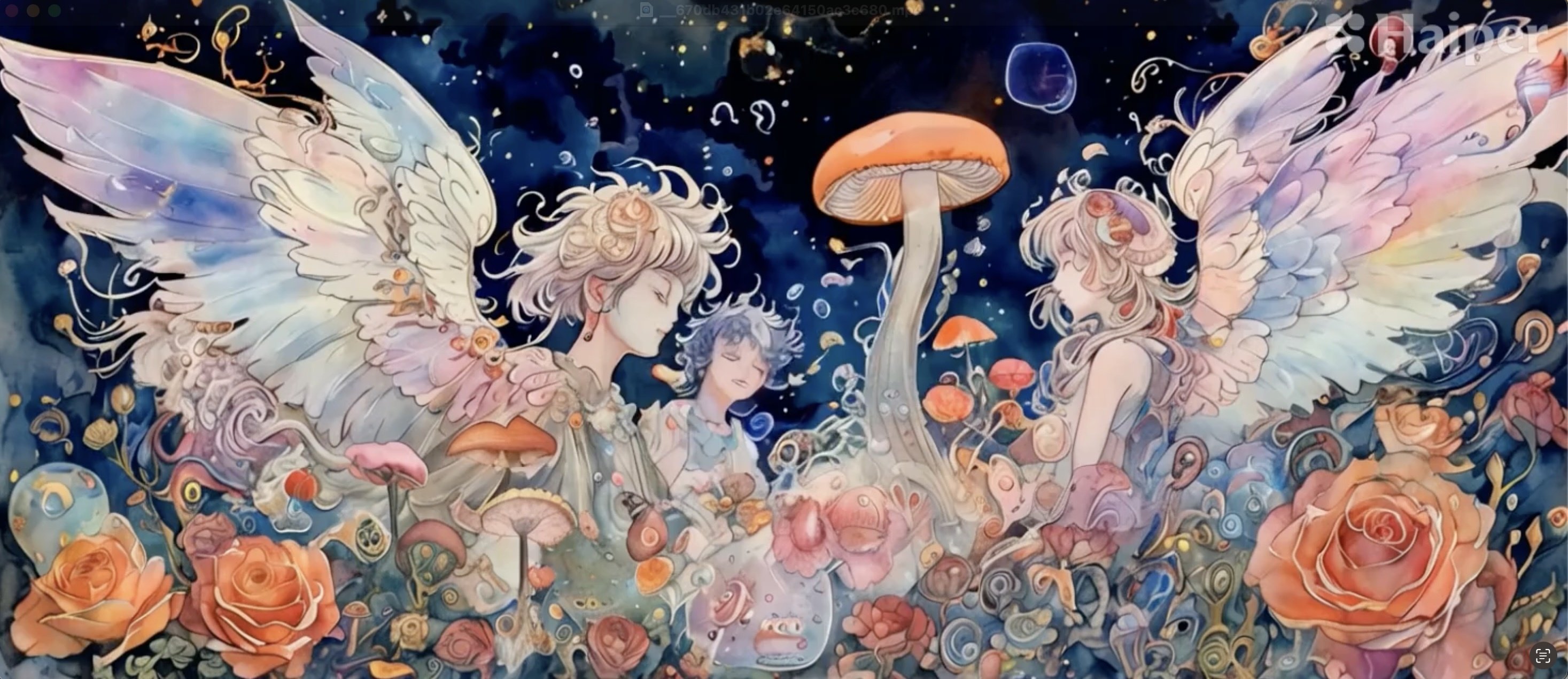 万華曼荼羅」番外編「天使曼荼羅」375 Mandala of Angels 375｜俵屋年彦