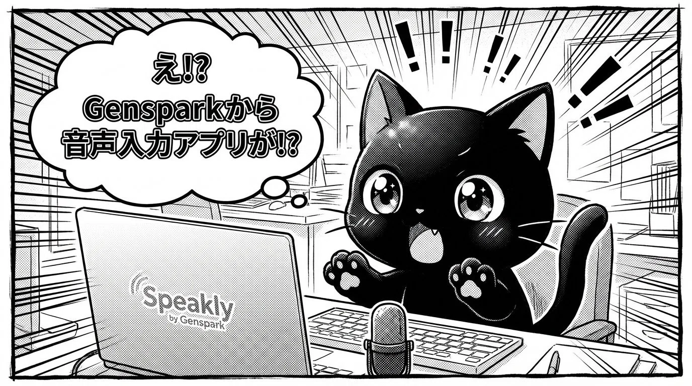 音声入力ソフトのAquaVoiceの代わり見つけた？Genspark Speaklyを使っ
