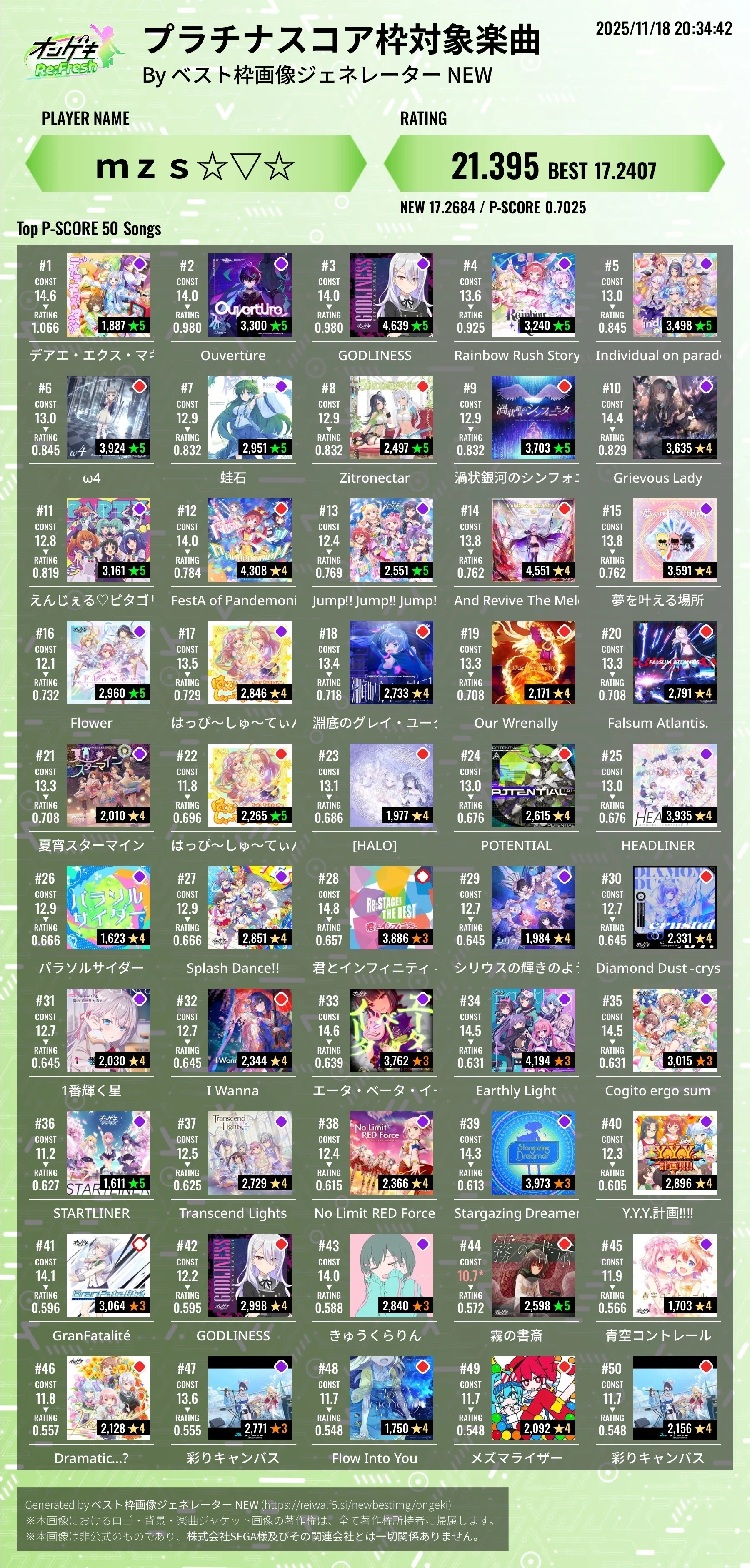 心音まとめ売り オンゲキ】デアエ・エクス・マキナ！星5取ろうの会｜しんが