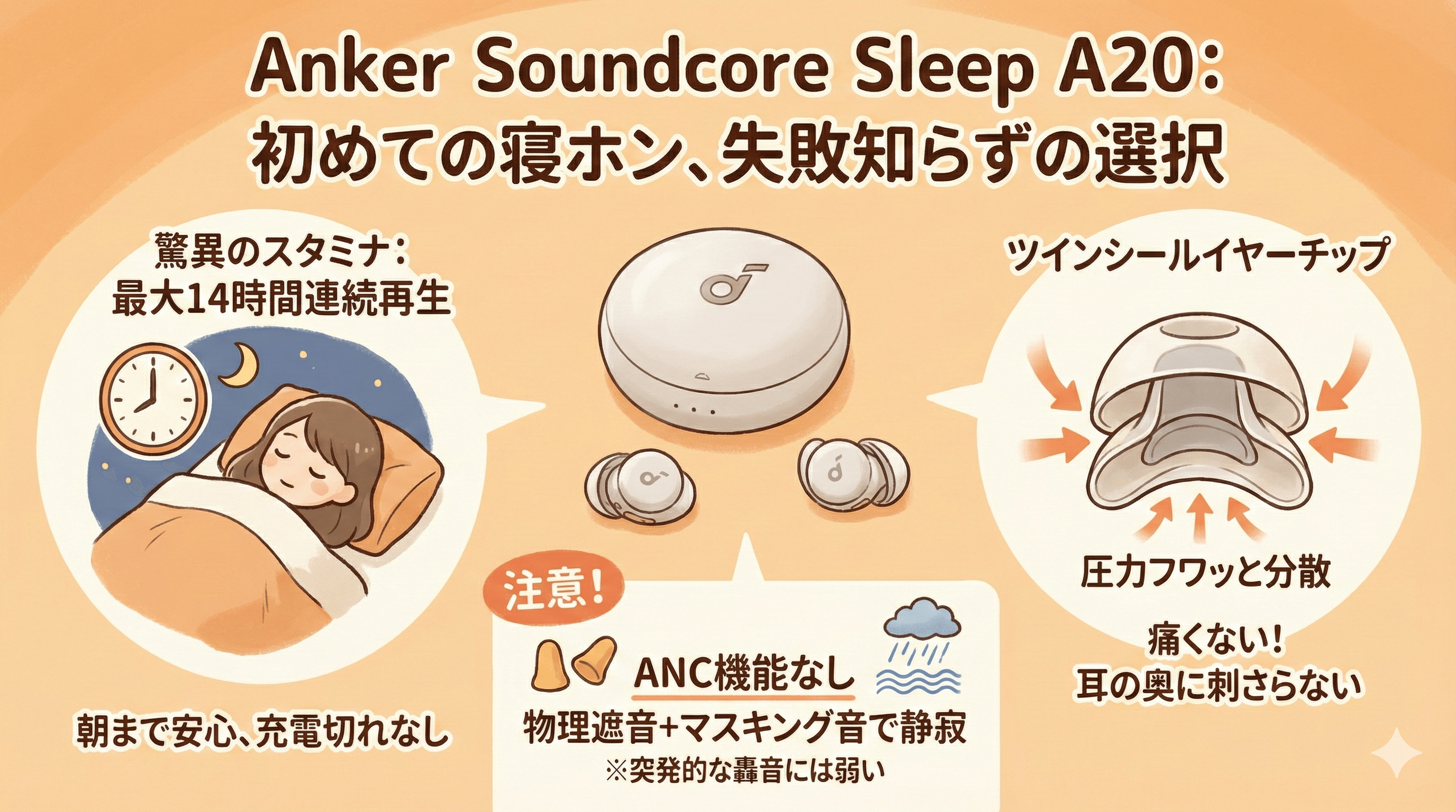 寝ホンのおすすめ決定版！ワイヤレスで痛くない、朝まで快適な最強の3