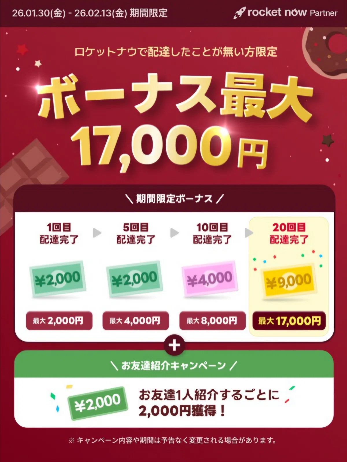 ロケットナウ・19000円もらえる応募【期間限定2月13日まで】｜ヤマグチ3
