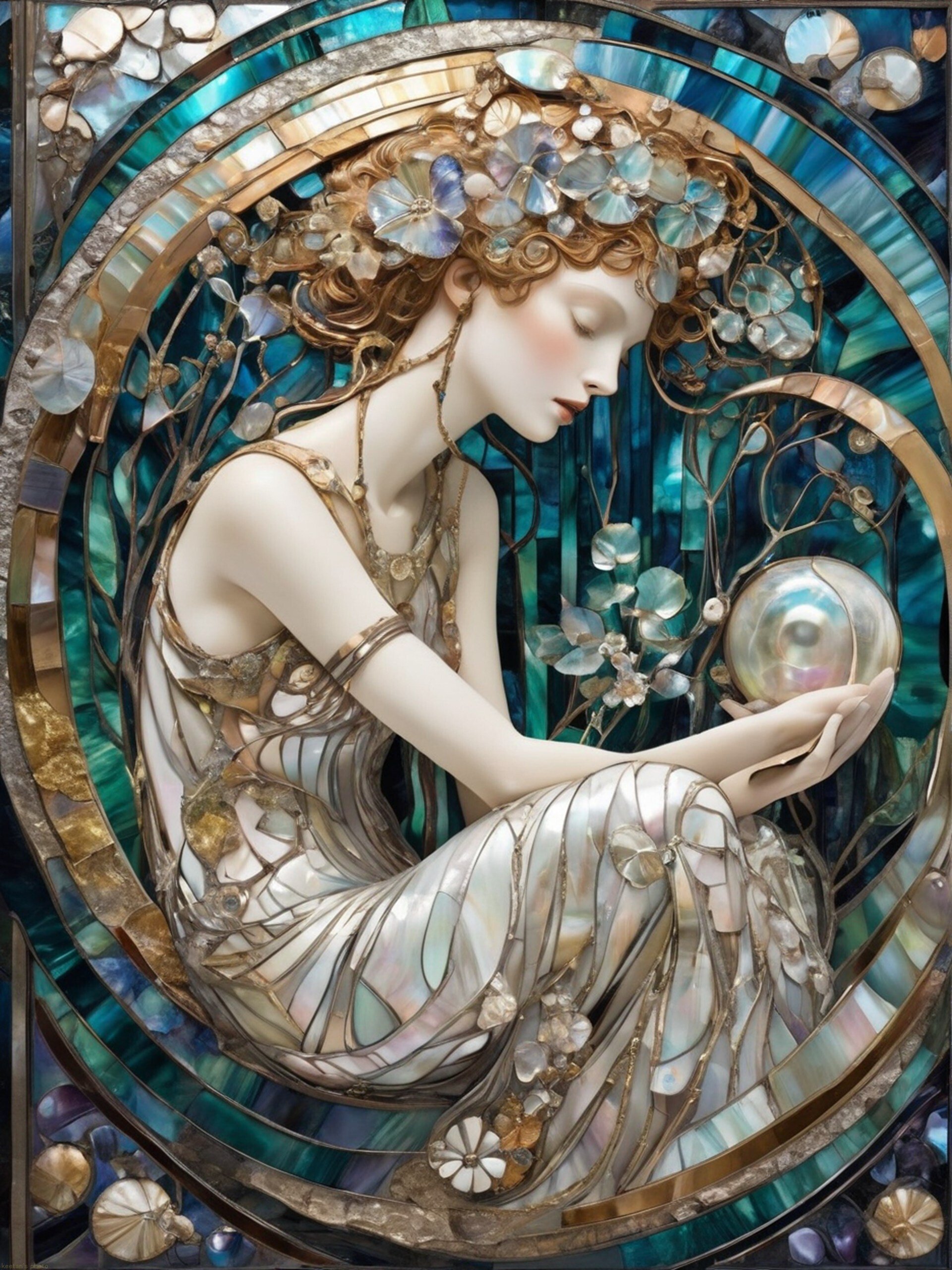 ステンドグラス｜キータン🦋写真とAIで紡ぐもう1つのリアル✨