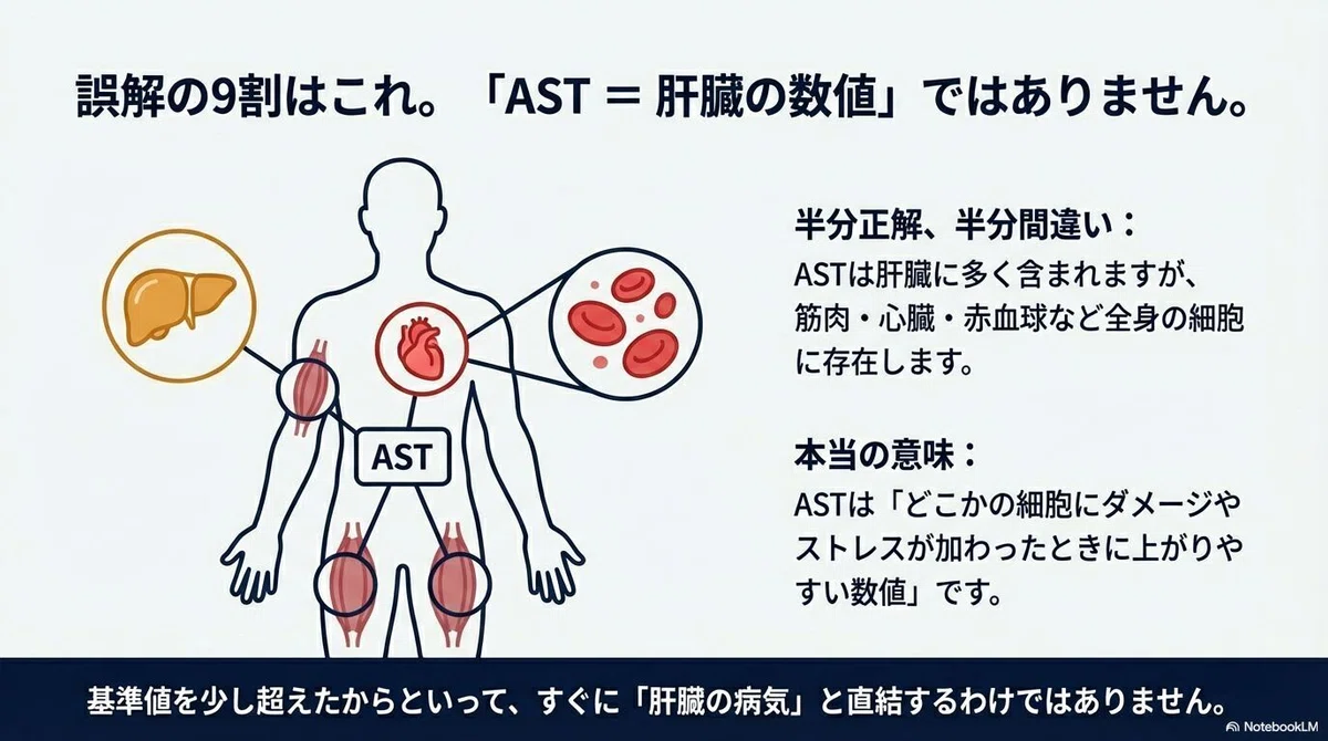 AST 40超えで「様子見」と言われた人へ｜検査技師が教える