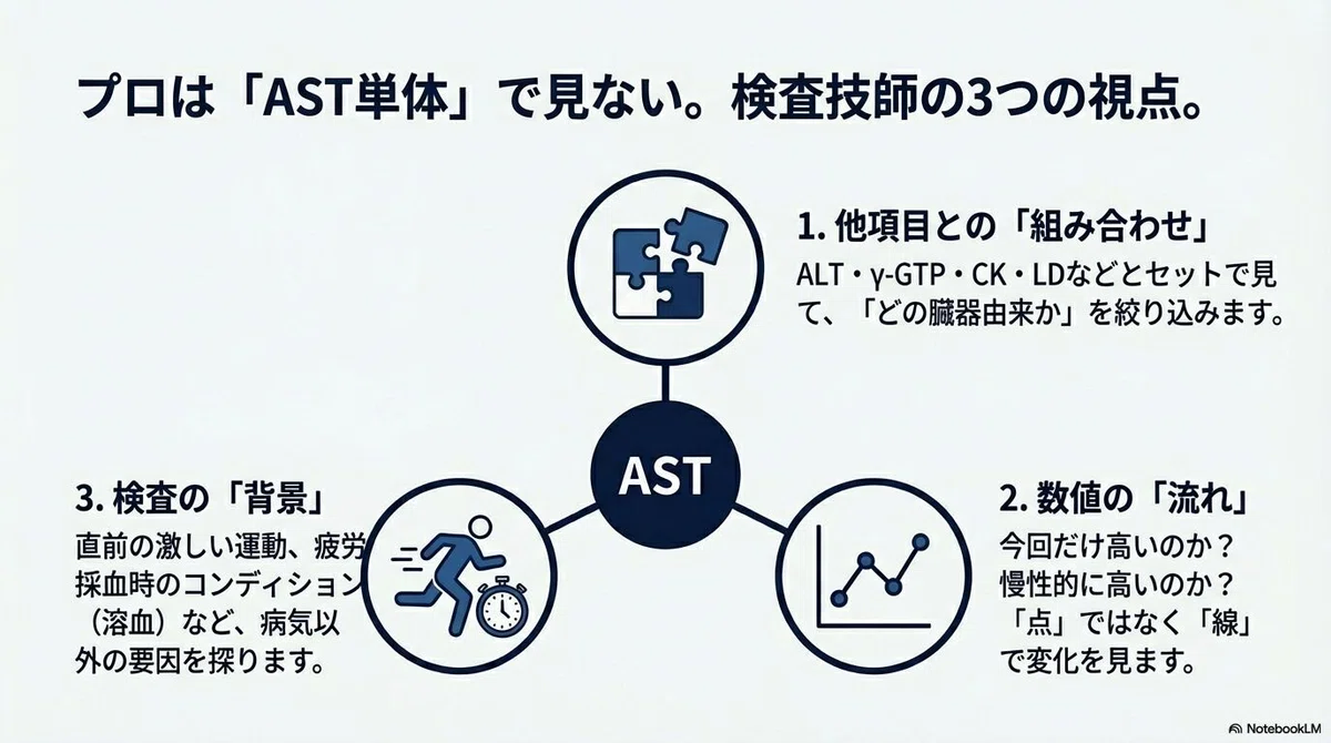 AST 40超えで「様子見」と言われた人へ｜検査技師が教える