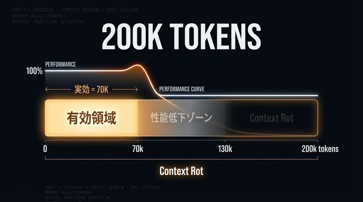 コンテキストウィンドウの枯渇