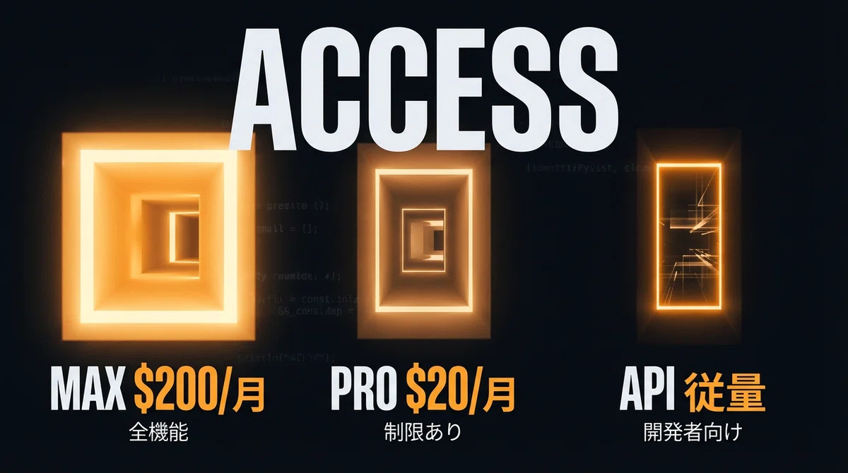3つのアクセス方法