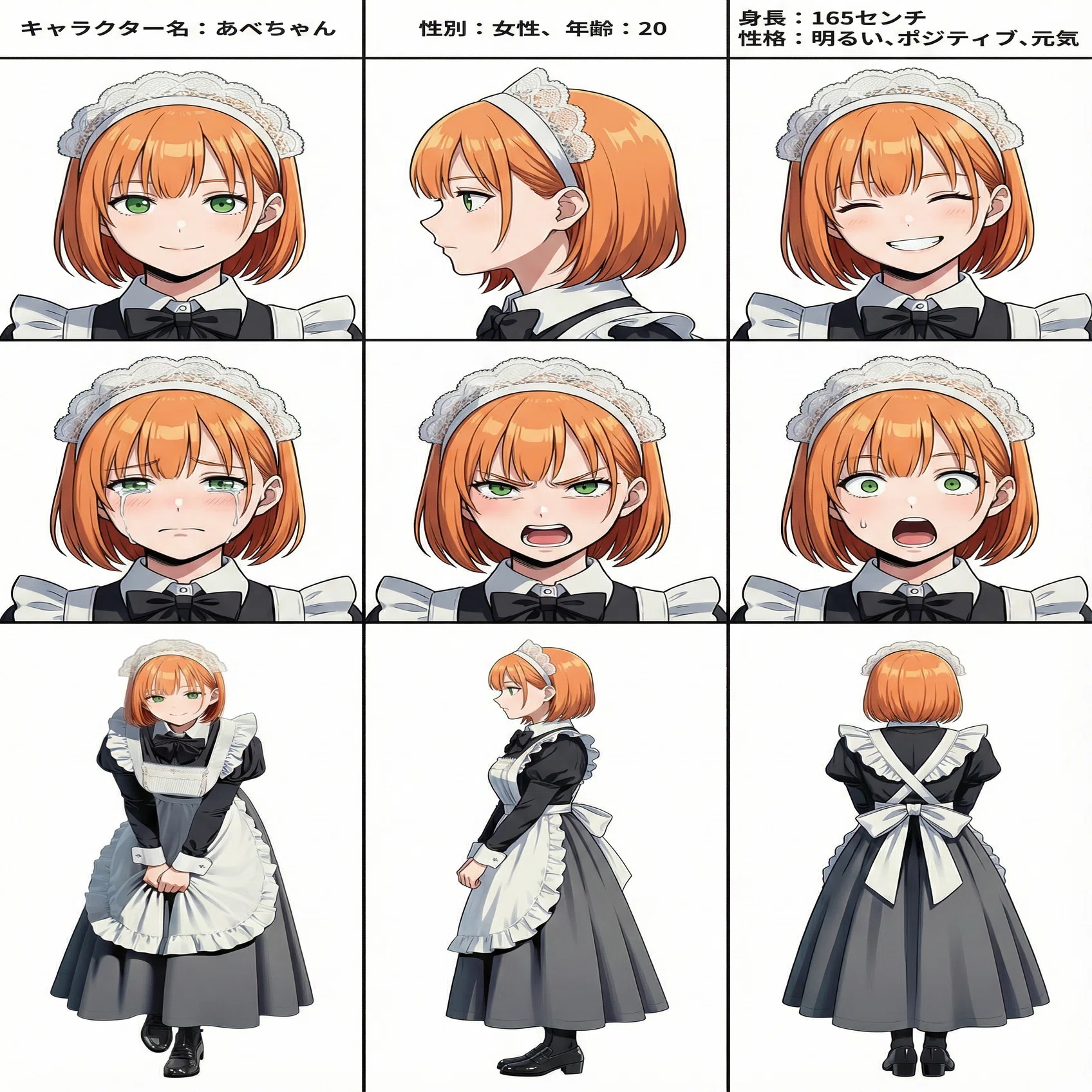文ちゃん様　リクエストページ Prompt for creating manga character sheets with NanobananaPro